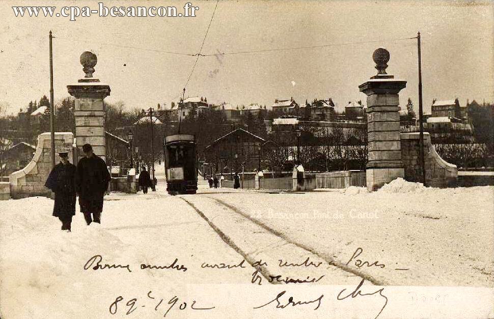22 Besançon. Pont de Canot